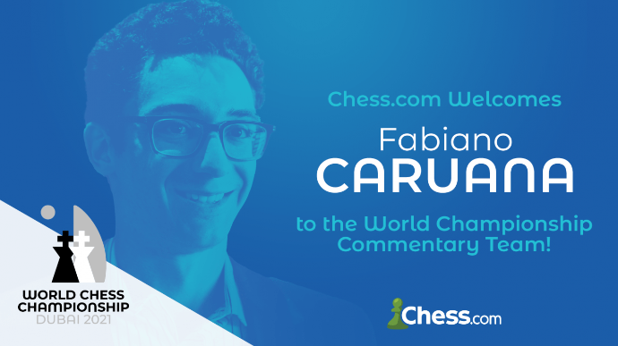 GM Fabiano Caruana Joins  World Championship Commentary Team 